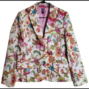 Tommy Hilfiger Floral Print Blazer